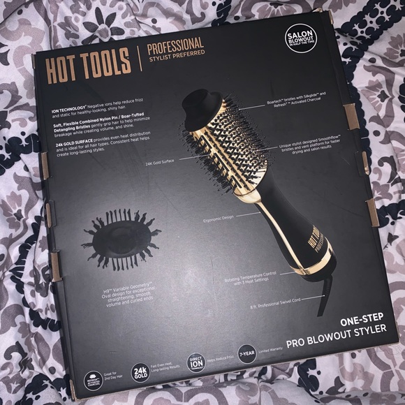 HOT TOOLS Professional 24k Gold One-Step Pro Blowout Styler - Picture 2 of 5
